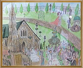 平塚ホテル チャペル絵画S-063